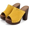 image:imageAllegra K Womens Block Heel Platform SandalsYellow