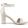 image:imageAllegra K Womens Open Toe Chunky High Heel Buckle Ankle Strap SandalsGrey