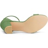 image:imageAllegra K Womens Open Toe Chunky High Heel Buckle Ankle Strap SandalsOlive Green
