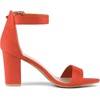 image:imageAllegra K Womens Open Toe Chunky High Heel Buckle Ankle Strap SandalsOrange