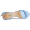 image:imageAllegra K Womens Open Toe Chunky High Heel Buckle Ankle Strap SandalsSky Blue