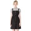 image:imageAllegra K Womens Overall Pinafore Denim Dress Adjustable Strap ALineBlack