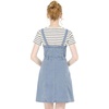 image:imageAllegra K Womens Overall Pinafore Denim Dress Adjustable Strap ALineLight Blue