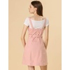 image:imageAllegra K Womens Overall Pinafore Denim Dress Adjustable Strap ALinePink