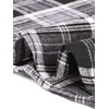 image:imageAllegra K Womens Plaid Pants High Waist Tartan Checkered Casual Work PantsBlack Beige
