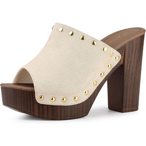 image:imageAllegra K Womens Block Heel Platform SandalsBeige